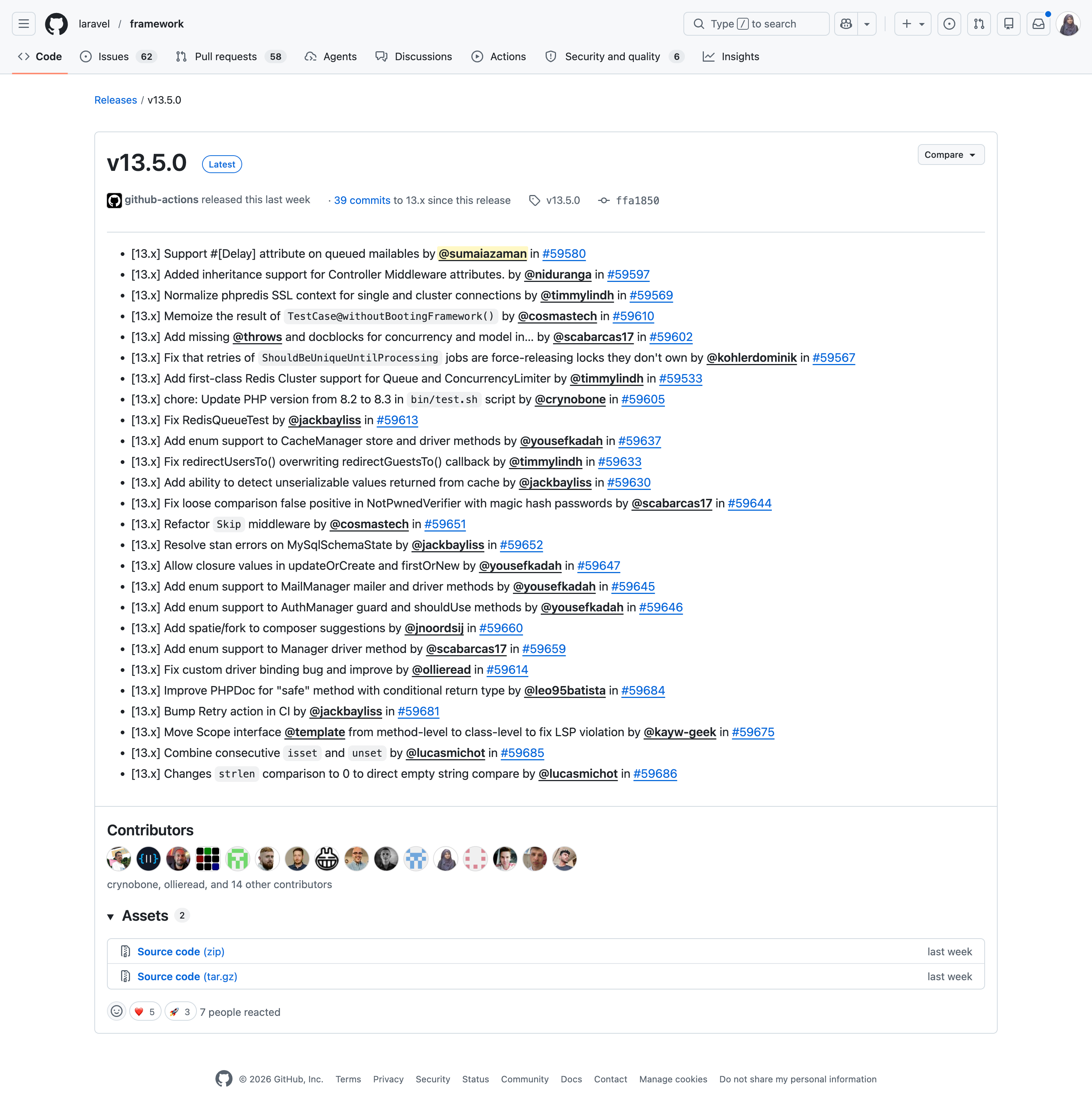 v13.5.0 release