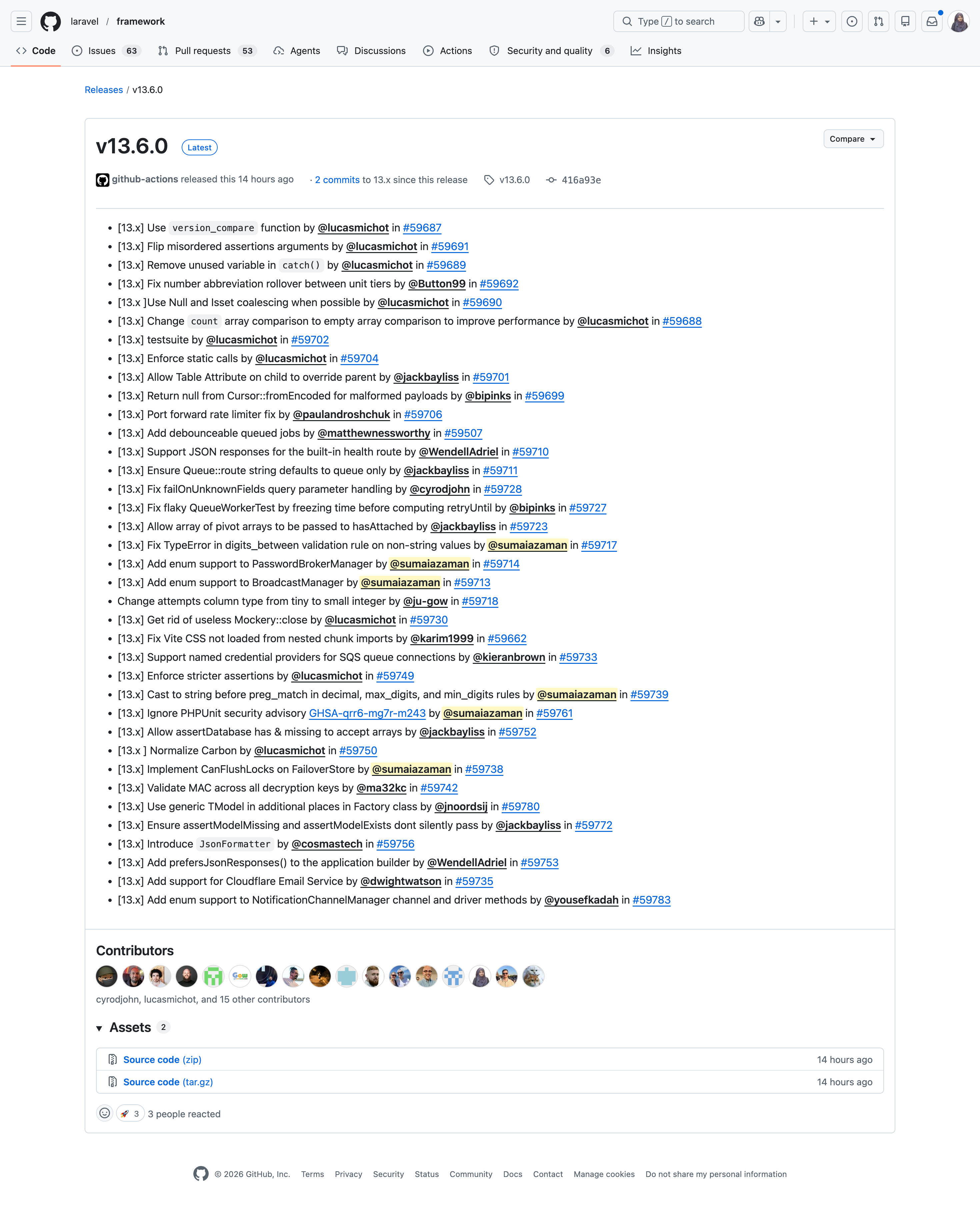 v13.6.0 release